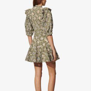 Sandro Audrey Embroidered Cotton Lace 